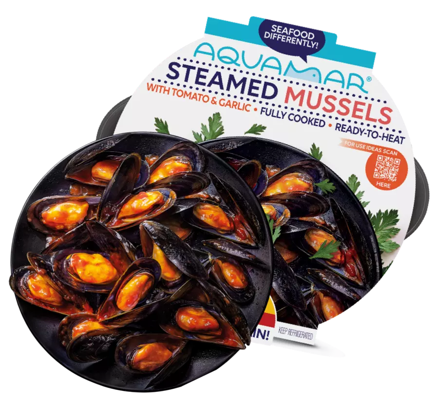 Home Cook Aquamar Steamed Mussels Tomato Garlic