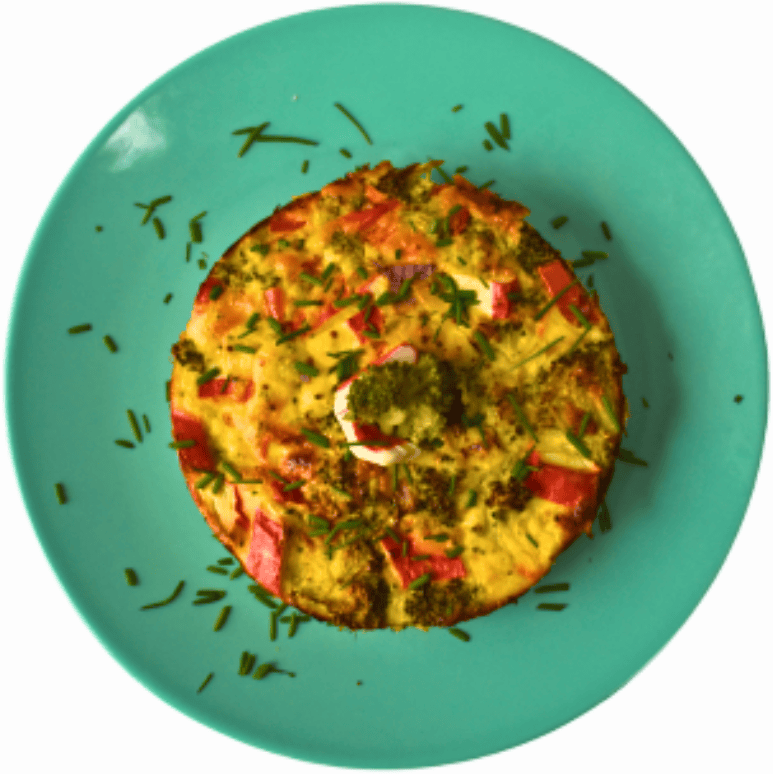 Quiche Surimi con Verduras Cenital 800x800